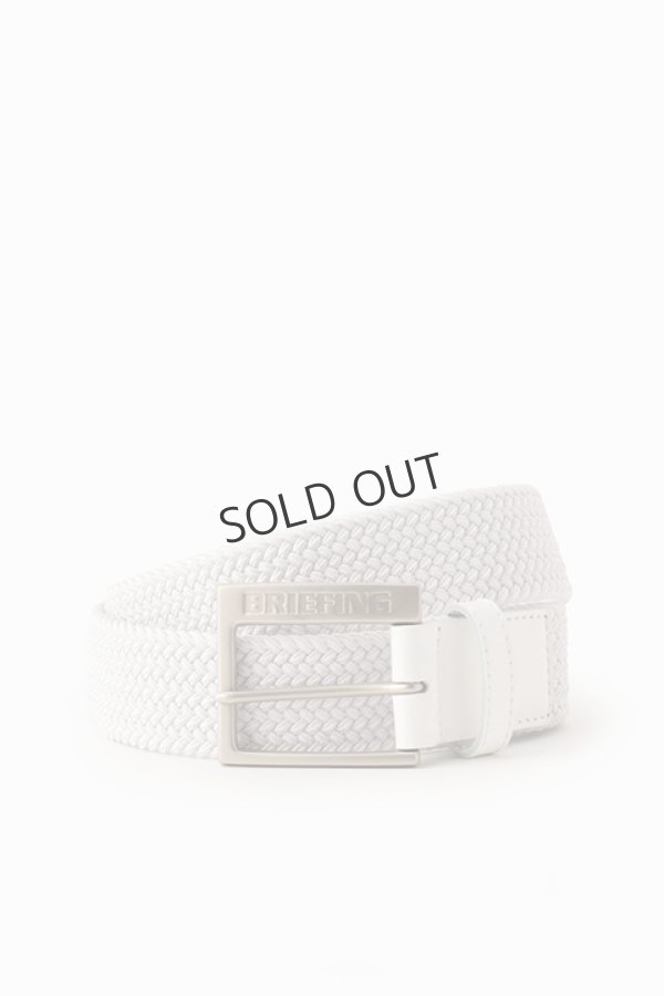 画像1: 【 20%OFF セール14,300円→11,440円】 ブリーフィング ゴルフ BRIEFING SQUARE BUCKLE MESH BELT{-BDA} (1)