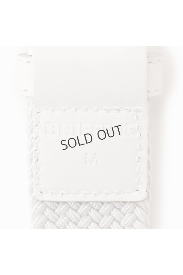 画像2: {SOLD}ブリーフィング ゴルフ BRIEFING SQUARE BUCKLE MESH BELT{-BEA} (2)