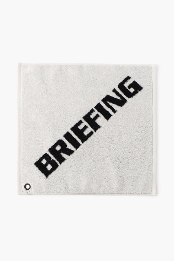 画像1: 【 10%OFF セール3,300円→2,970円】 ブリーフィング ゴルフ BRIEFING LOGO WASH TOWEL BY HIPPOPOTAMUS{-BDS} (1)