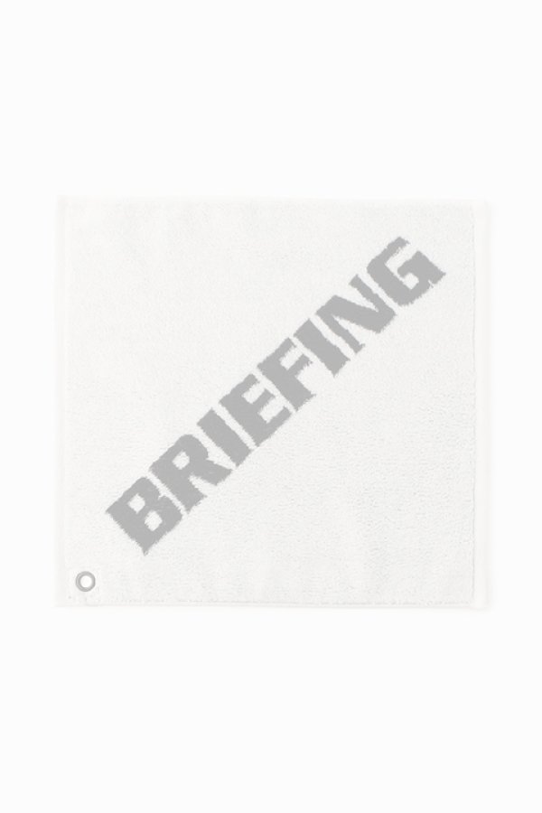 画像1:   ブリーフィング ゴルフ BRIEFING LOGO WASH TOWEL BY HIPPOPOTAMUS{-BDS} (1)