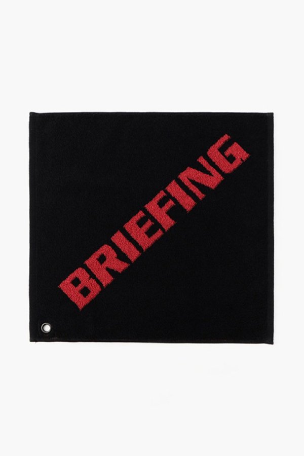 画像1: ブリーフィング ゴルフ BRIEFING LOGO WASH TOWEL BY HIPPOPOTAMUS{-BDS} (1)