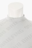 画像3: 【24SS新作】ブリーフィング ゴルフ BRIEFING CE MENS BIAS LOGO MOCK NECK RELAXED FIT{-BDS} (3)