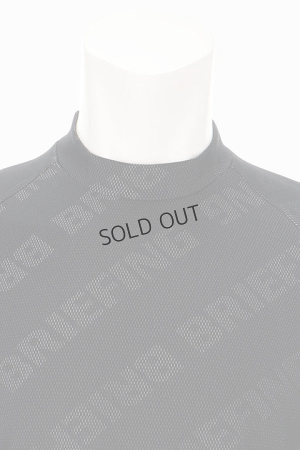 画像3: {SOLD}ブリーフィング ゴルフ BRIEFING CE MENS BIAS LOGO MOCK NECK RELAXED FIT{-BDS} (3)