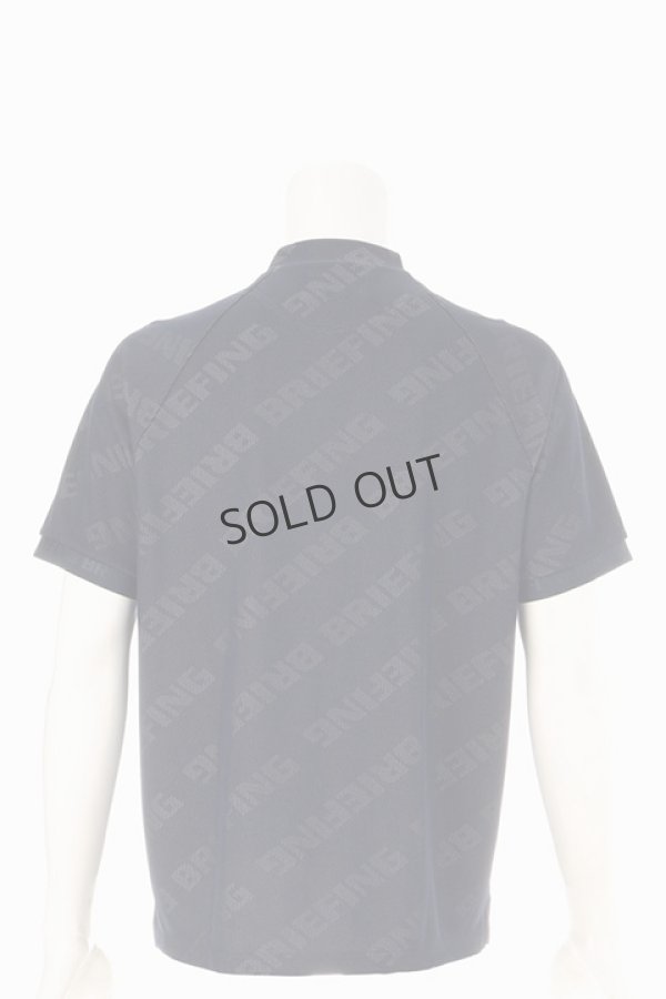 画像2: {SOLD}ブリーフィング ゴルフ BRIEFING CE MENS BIAS LOGO MOCK NECK RELAXED FIT{-BDS} (2)