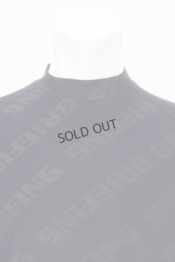 画像3: {SOLD}ブリーフィング ゴルフ BRIEFING CE MENS BIAS LOGO MOCK NECK RELAXED FIT{-BDS} (3)