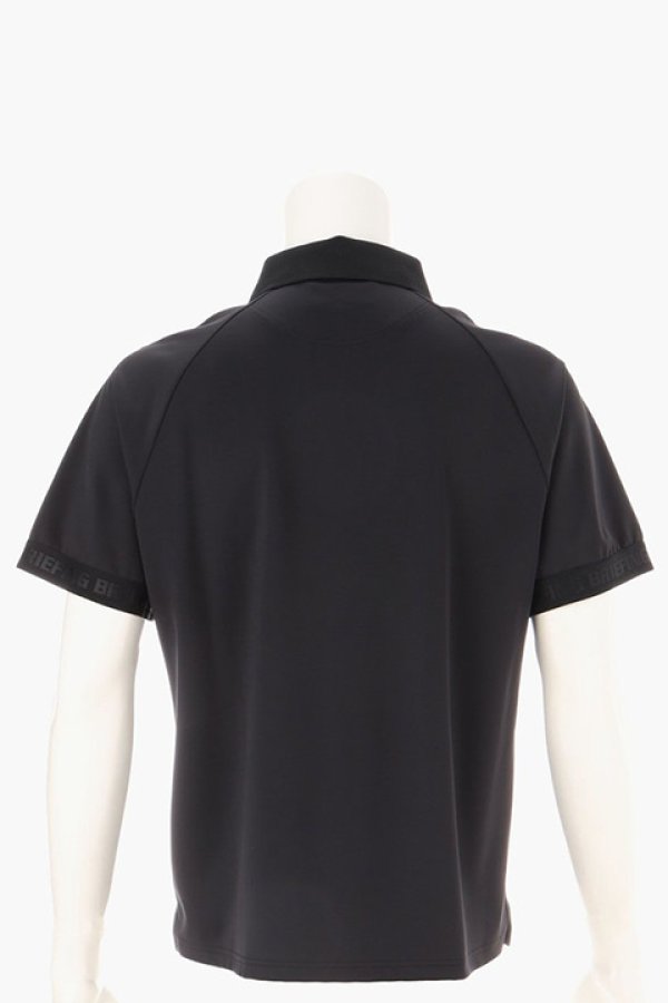 画像2: 【 30%OFF セール25,300円→17,710円】 ブリーフィング ゴルフ BRIEFING CE MENS LOGO TAPE POLO RELAXED FIT{-BDS} (2)