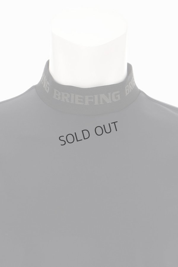 画像3: {SOLD}ブリーフィング ゴルフ BRIEFING CE MENS LOGO RIB HIGH NECK RELAXED FIT{-BDS} (3)