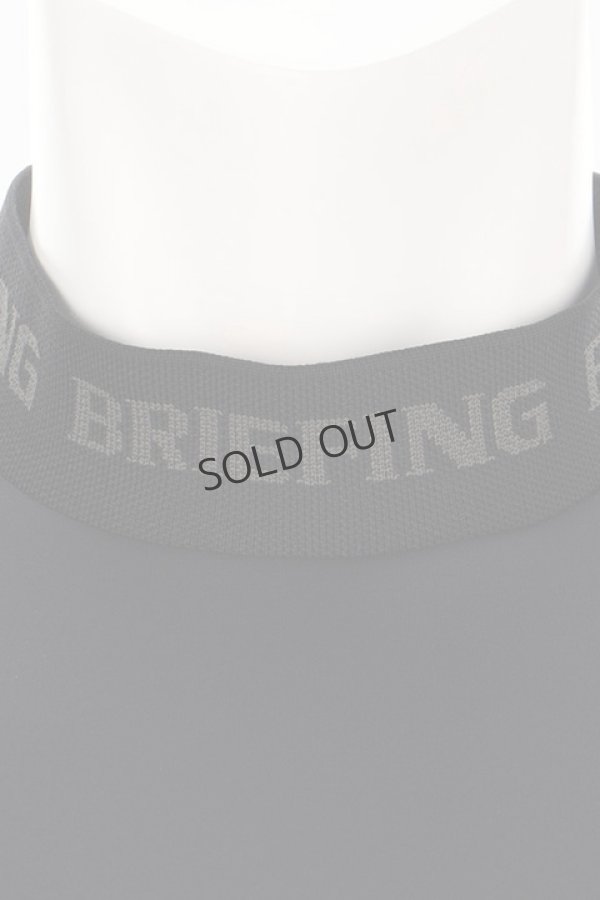 画像4: {SOLD}ブリーフィング ゴルフ BRIEFING CE MENS LOGO RIB HIGH NECK RELAXED FIT{-BDS} (4)