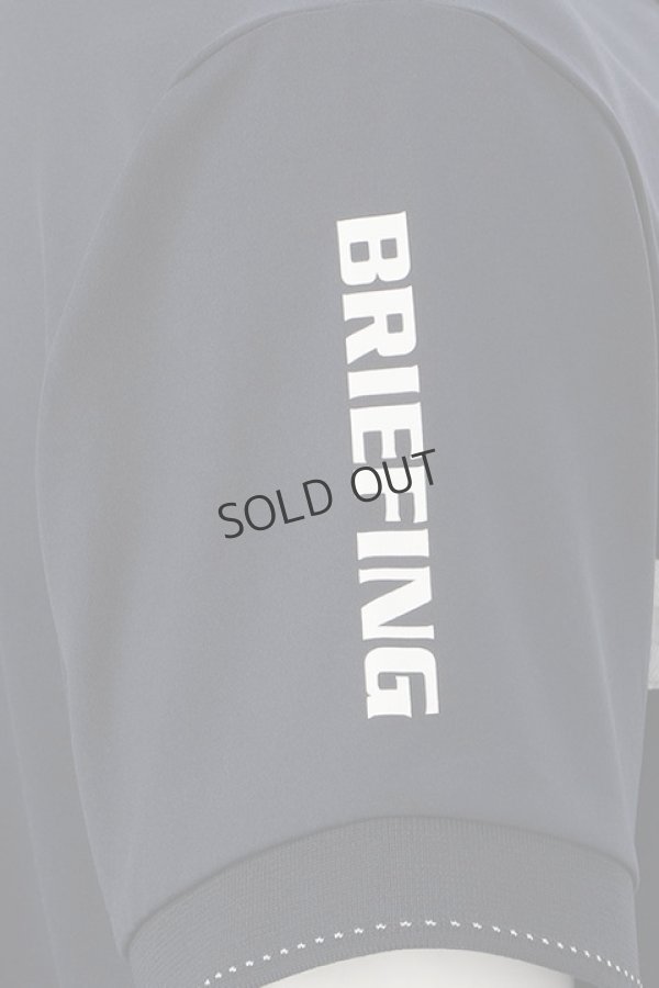 画像7: ブリーフィング ゴルフ BRIEFING MENS SLEEVE LOGO POLO RELAXED FIT{-BDS} (7)