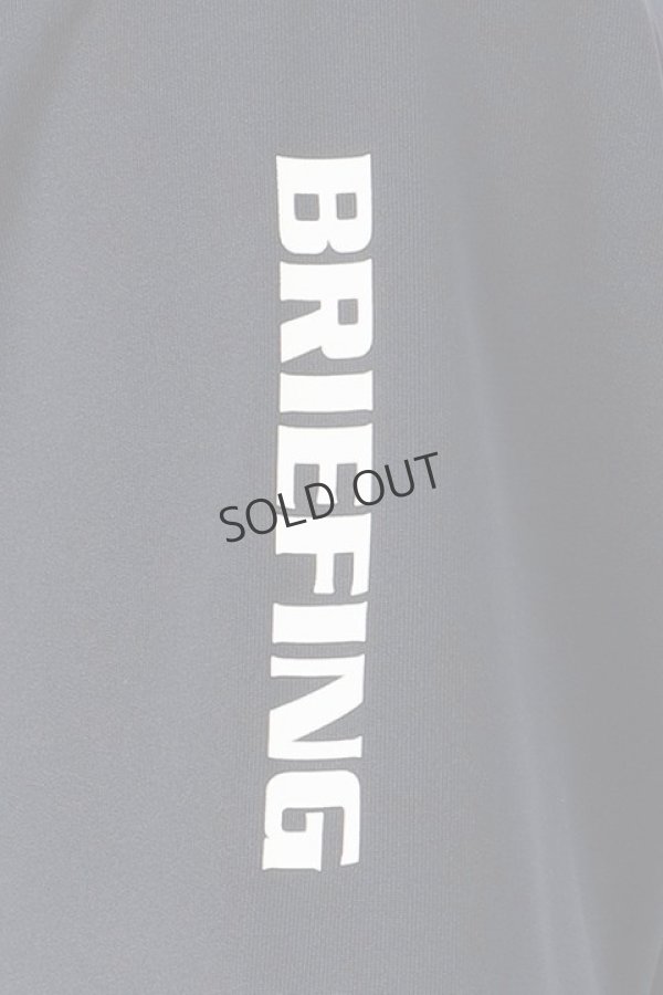 画像7: {SOLD}ブリーフィング ゴルフ BRIEFING MENS SLEEVE LOGO HIGH NECK RELAXED FIT{-BDS} (7)