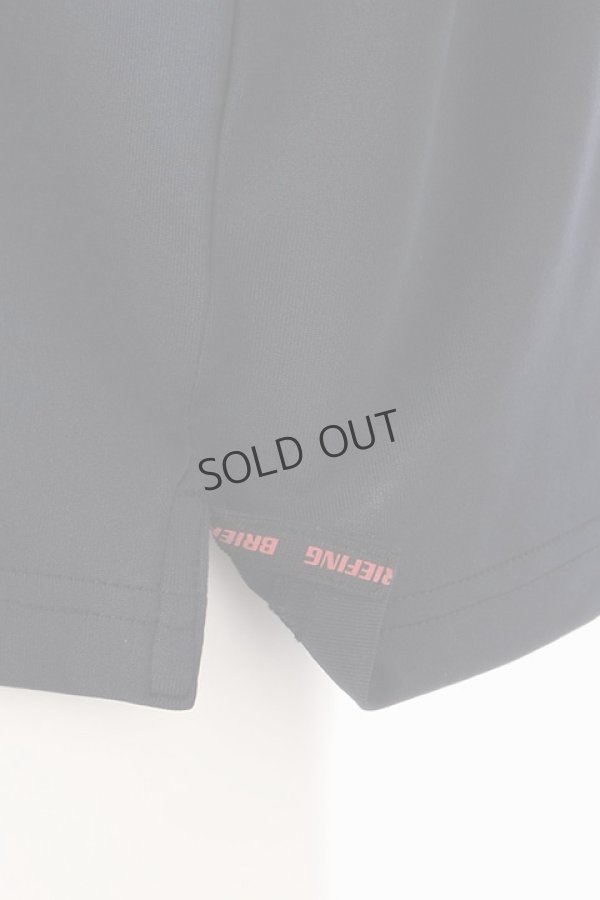 画像9: {SOLD}ブリーフィング ゴルフ BRIEFING MENS SLEEVE LOGO HIGH NECK RELAXED FIT{-BDS} (9)