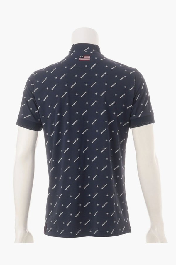 画像2: 【 30%OFF セール20,900円→14,630円】 ブリーフィング ゴルフ BRIEFING MENS MONOGRAM HIGH NECK{-BDS} (2)