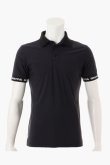 画像1: {SOLD}ブリーフィング ゴルフ BRIEFING MENS LOGO BACK RIB POLO{-BDS} (1)