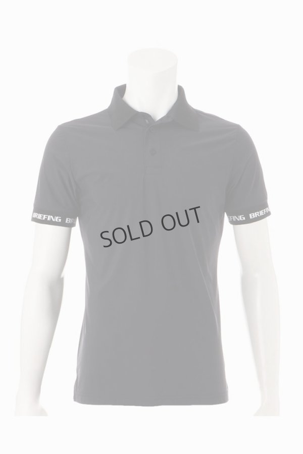 画像1: {SOLD}ブリーフィング ゴルフ BRIEFING MENS LOGO BACK RIB POLO{-BDS} (1)