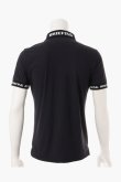 画像2: {SOLD}ブリーフィング ゴルフ BRIEFING MENS LOGO BACK RIB POLO{-BDS} (2)
