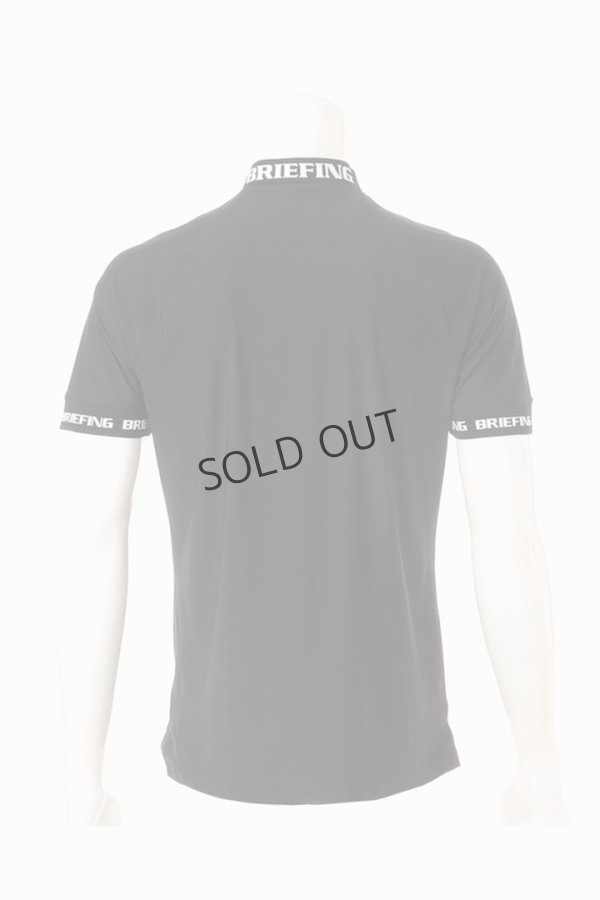 画像2: {SOLD}ブリーフィング ゴルフ BRIEFING MENS LOGO BACK RIB MOCK NECK{-BDS} (2)