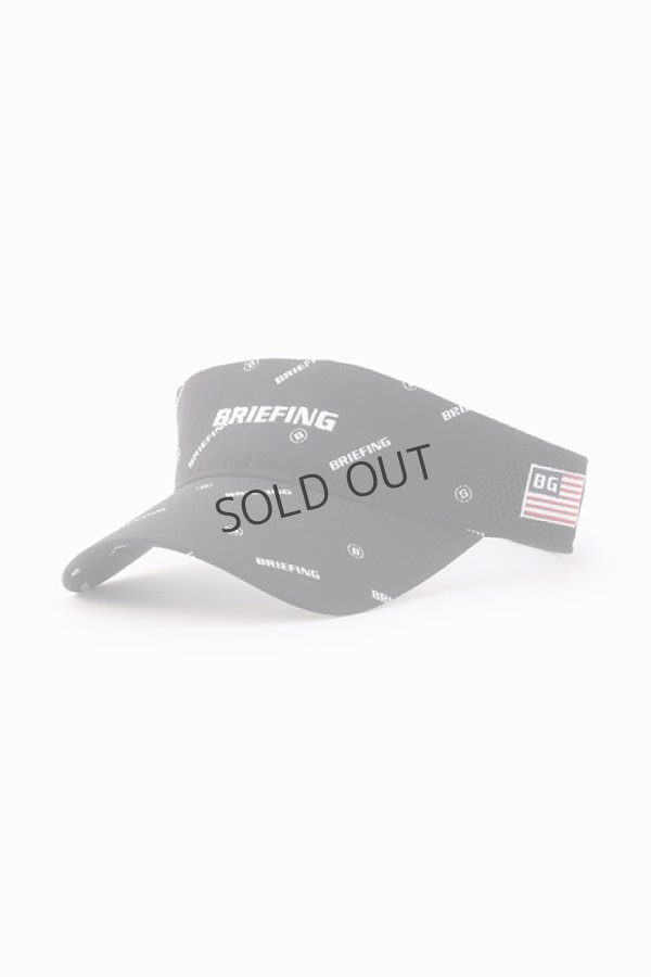 画像1: {SOLD}ブリーフィング ゴルフ BRIEFING MENS MONOGRAM VISOR{-BDS} (1)