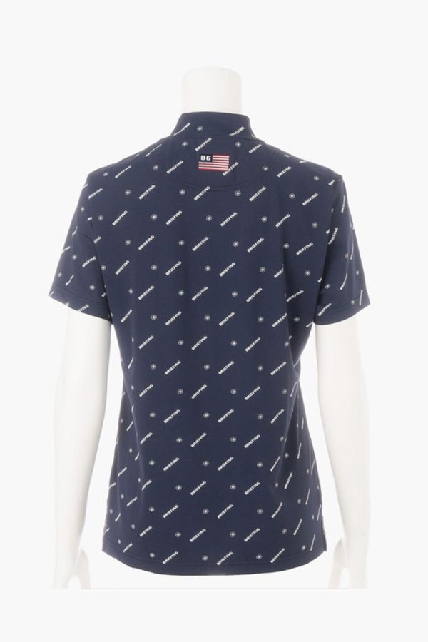 画像2: 【 30%OFF セール20,900円→14,630円】 ブリーフィング ゴルフ BRIEFING WOMENS MONOGRAM HIGH NECK{-BDS} (2)