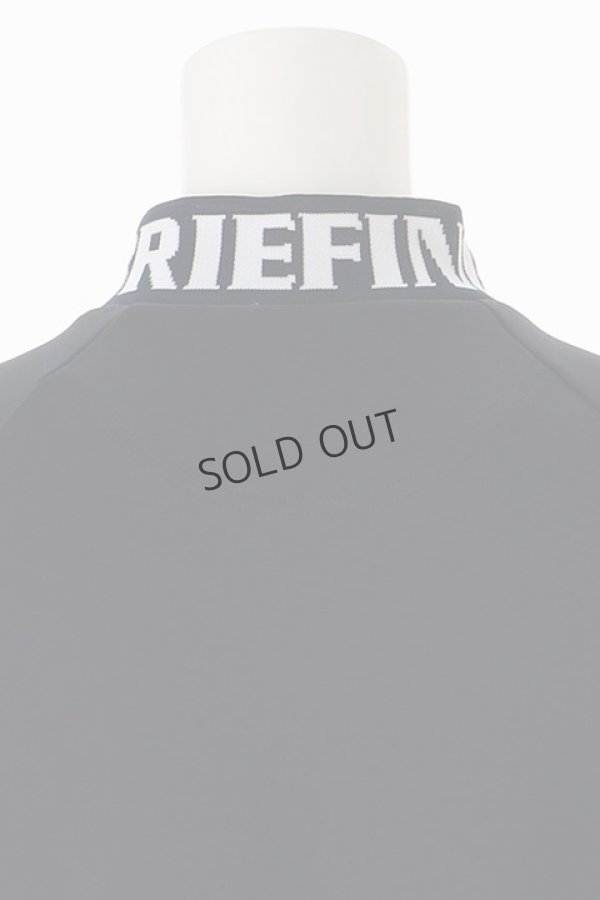 画像3: {SOLD}ブリーフィング ゴルフ BRIEFING WOMENS LOGO BACK RIB HIGH NECK ONE PIECE{-BDS} (3)