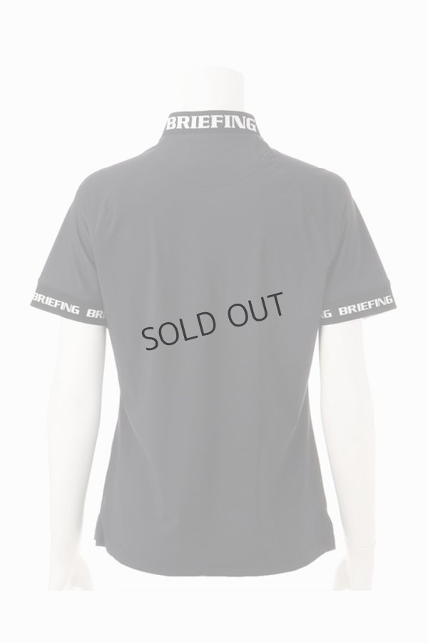 画像2: {SOLD}ブリーフィング ゴルフ BRIEFING WOMENS LOGO BACK RIB MOCK NECK{-BDS} (2)