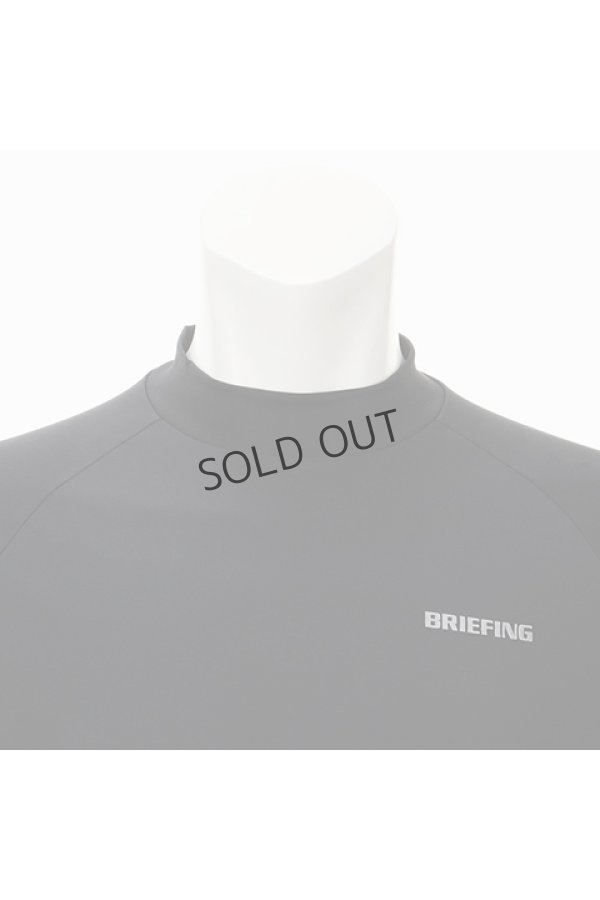 画像4: ブリーフィング ゴルフ BRIEFING MEN’S BACK LOGO LINE LS HIGH NECK RF(リラックスフィット){-BDA} (4)
