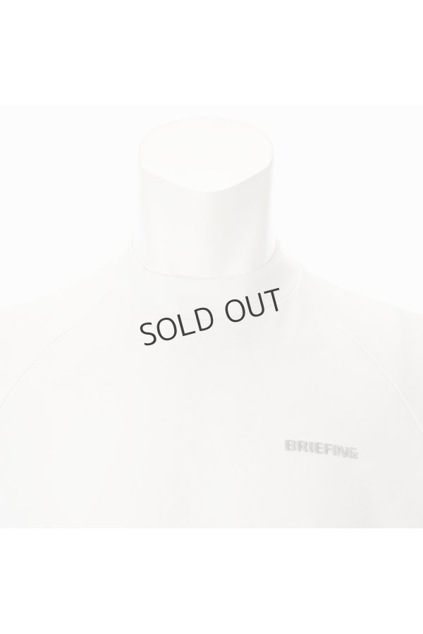 画像4: {SOLD}ブリーフィング ゴルフ BRIEFING MEN'S BACK LOGO LINE MOCK NECK(リラックスフィット){-BDA} (4)