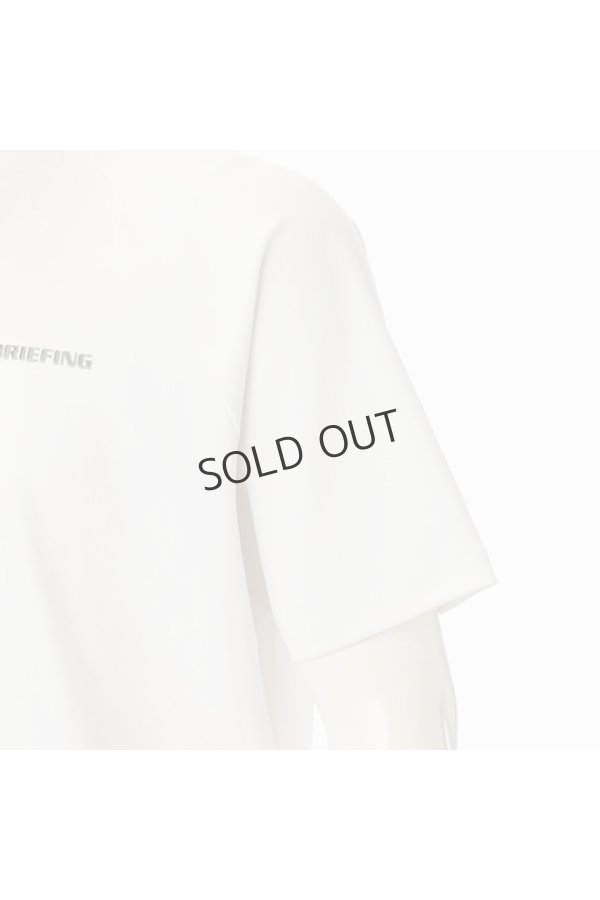 画像6: {SOLD}ブリーフィング ゴルフ BRIEFING MEN'S BACK LOGO LINE MOCK NECK(リラックスフィット){-BDA} (6)