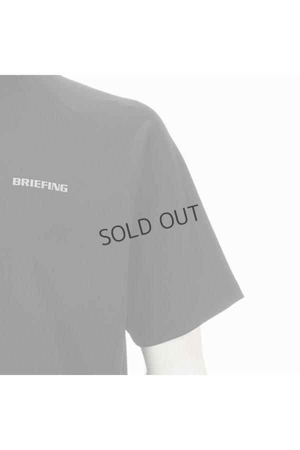 画像6: {SOLD}ブリーフィング ゴルフ BRIEFING MEN'S BACK LOGO LINE MOCK NECK(リラックスフィット){-BDA} (6)