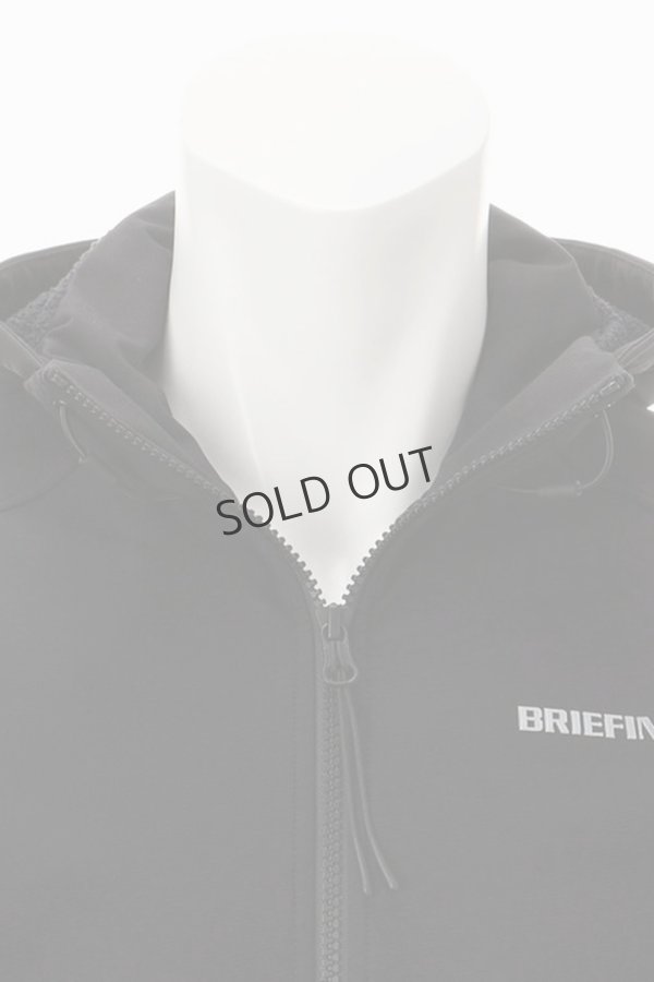 画像3: {SOLD}ブリーフィング ゴルフ BRIEFING MEN'S STRECH BACK FLEECE PARKA{-BDA} (3)
