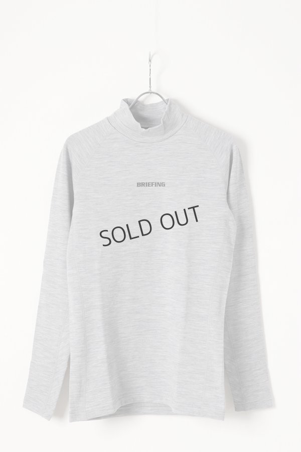 画像1: {SOLD}ブリーフィング ゴルフ BRIEFING MEN'S WOOL UNDER SHIRT{-BDA} (1)