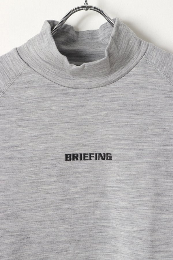 画像2: 【 30%OFF セール22,000円→15,400円】 ブリーフィング ゴルフ BRIEFING MEN'S WOOL UNDER SHIRT{-BDA} (2)
