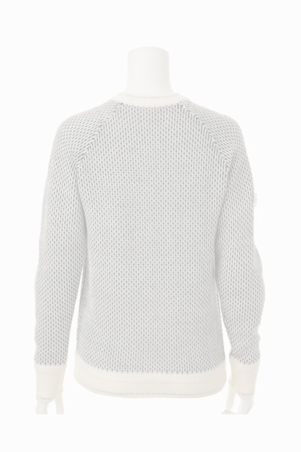 画像2:  {SOLD} ブリーフィング ゴルフ BRIEFING WOMEN'S MERINO WOOL LOGO CREWNECK KNIT{-BDA} (2)