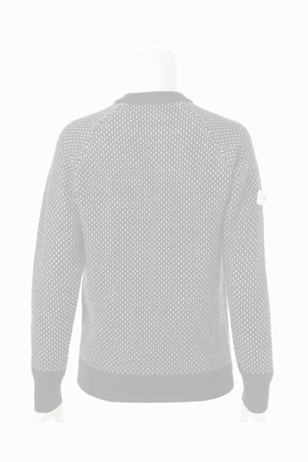 画像2:  {SOLD} ブリーフィング ゴルフ BRIEFING WOMEN'S MERINO WOOL LOGO CREWNECK KNIT{-BDA} (2)