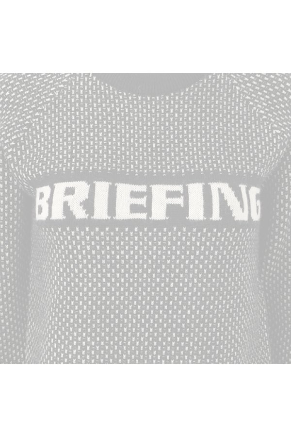 画像4:  {SOLD} ブリーフィング ゴルフ BRIEFING WOMEN'S MERINO WOOL LOGO CREWNECK KNIT{-BDA} (4)