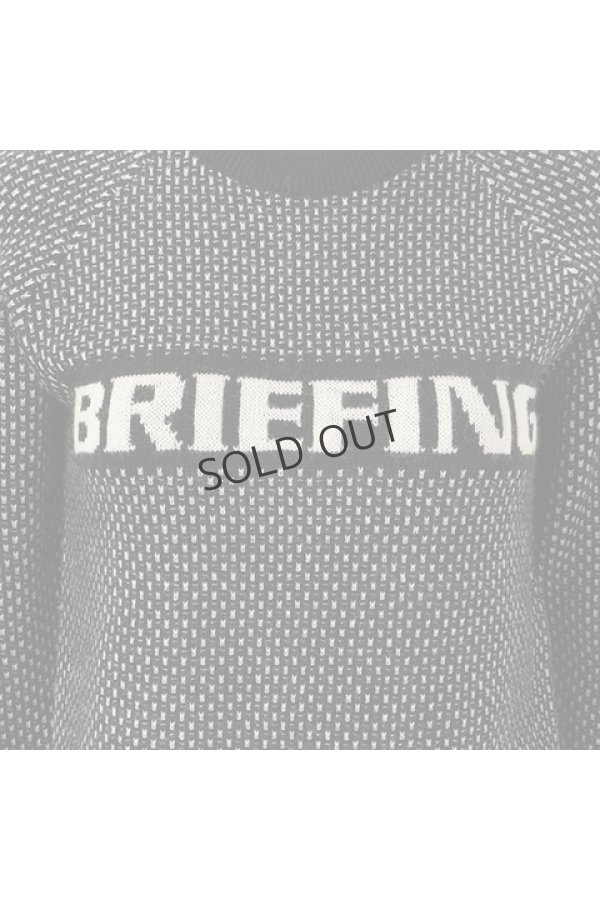 画像4: {SOLD}ブリーフィング ゴルフ BRIEFING WOMEN'S MERINO WOOL LOGO CREWNECK KNIT{-BDA} (4)