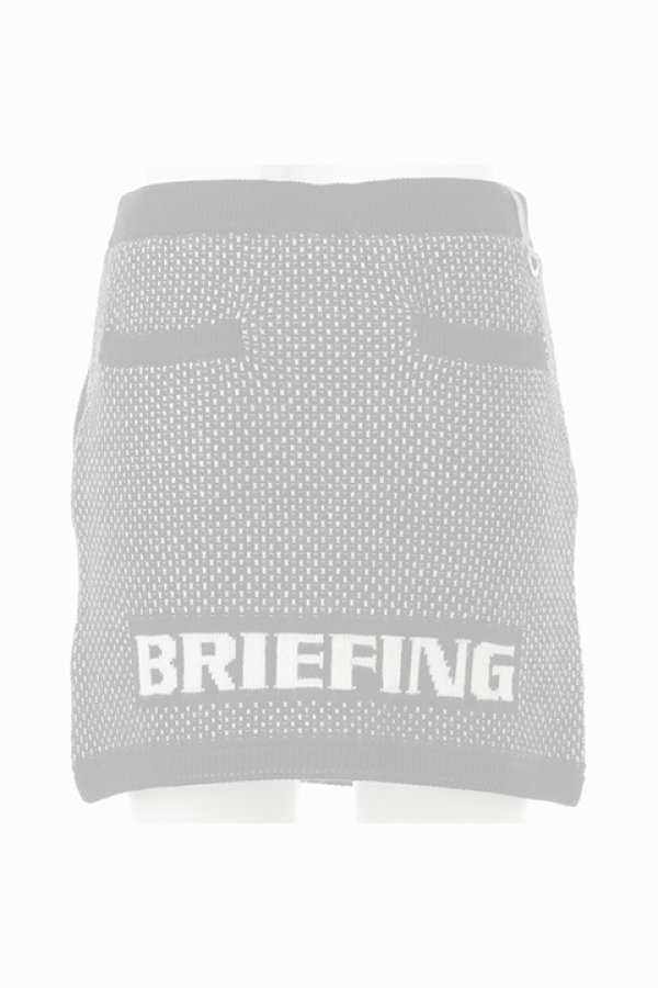 画像2:  {SOLD} ブリーフィング ゴルフ BRIEFING WOMEN'S MERINO WOOL LOGO KNIT SKIRT{-BDA} (2)
