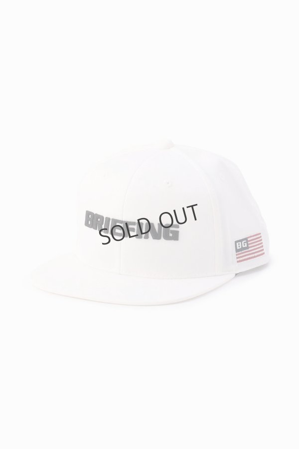 画像1: {SOLD}ブリーフィング ゴルフ BRIEFING MEN’S BASIC FLAT VISOR CAP{-BES} (1)
