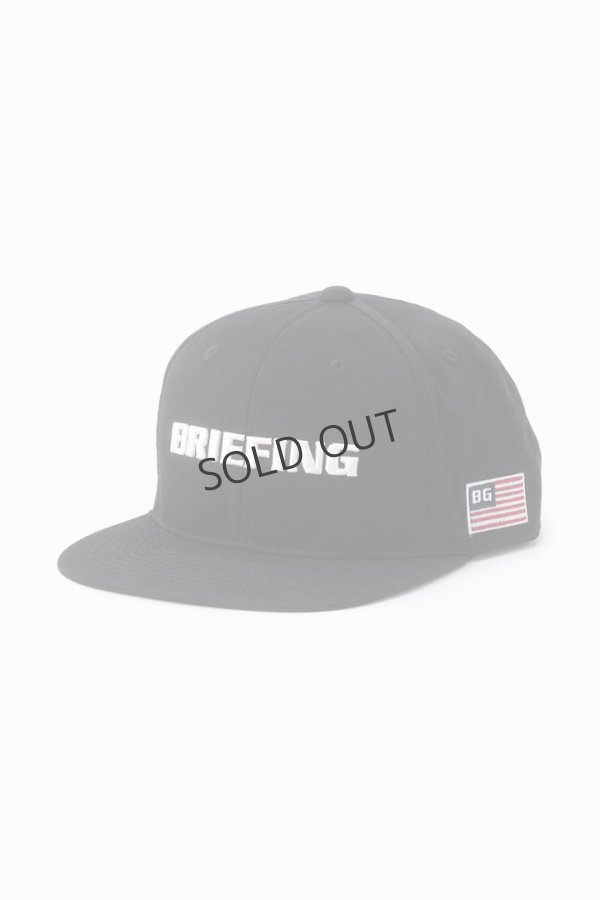 画像1: {SOLD}ブリーフィング ゴルフ BRIEFING MEN’S BASIC FLAT VISOR CAP{-BES} (1)