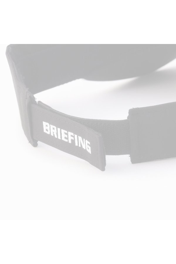 画像4:   ブリーフィング ゴルフ BRIEFING MEN'S ROUND LOGO VISOR{-BEA} (4)