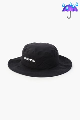 ブリーフィング ゴルフ BRIEFING MEN'S WATERPROOF WIDE HAT{-BEA