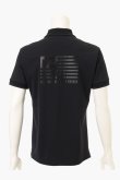画像2: ブリーフィング ゴルフ BRIEFING MEN'S BG FLAG POLO{-BEA} (2)