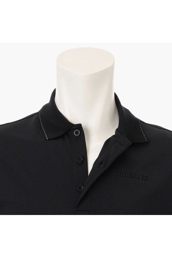 画像5: ブリーフィング ゴルフ BRIEFING MEN'S BG FLAG POLO{-BEA} (5)