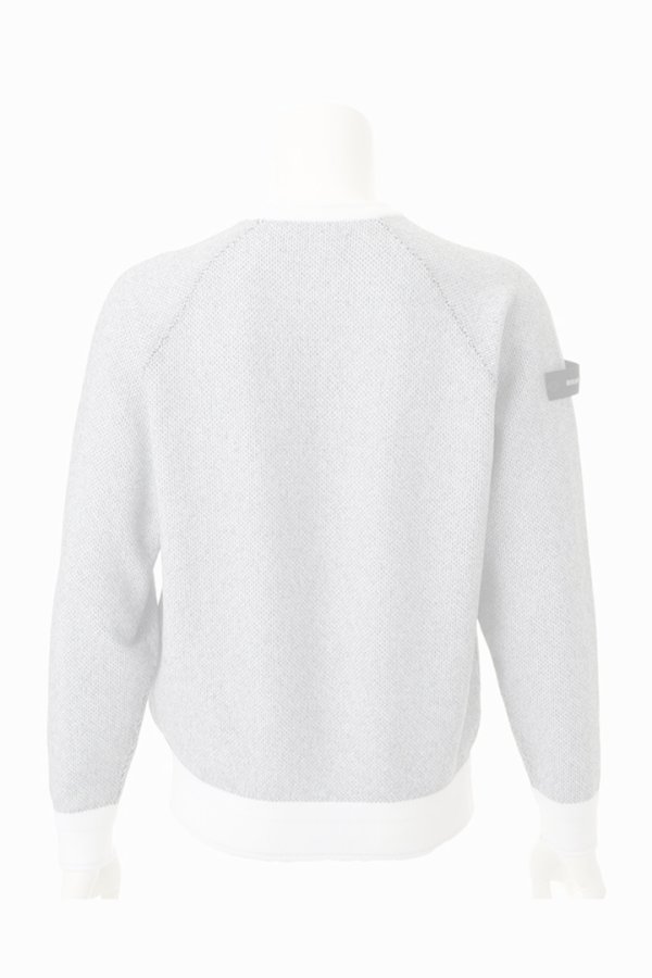 画像2: ブリーフィング ゴルフ BRIEFING MEN’S BIRDS EYE LOGO CREWNECK KNIT{-BEA} (2)