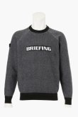 画像1: 【 10%OFF セール29,700円→26,730円】 ブリーフィング ゴルフ BRIEFING MEN’S BIRDS EYE LOGO CREWNECK KNIT{-BEA} (1)