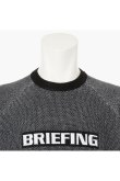 画像3: 【 10%OFF セール29,700円→26,730円】 ブリーフィング ゴルフ BRIEFING MEN’S BIRDS EYE LOGO CREWNECK KNIT{-BEA} (3)