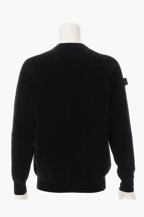 画像2: 【 20%OFF セール30,800円→24,640円】 ブリーフィング ゴルフ BRIEFING MEN’S MOLE YARN LOGO CREWNECK KNIT{-BEA} (2)