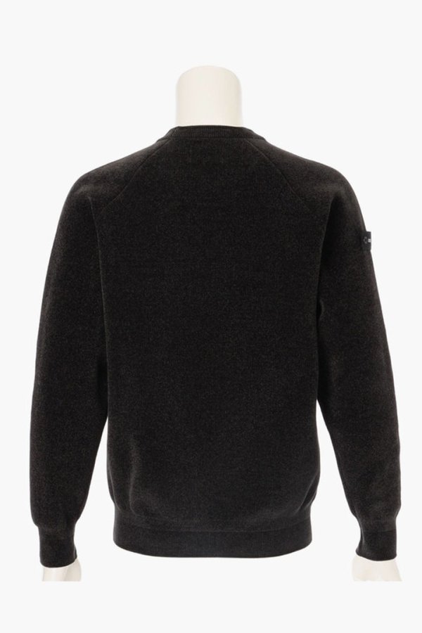 画像2: 【 20%OFF セール30,800円→24,640円】 ブリーフィング ゴルフ BRIEFING MEN’S MOLE YARN LOGO CREWNECK KNIT{-BEA} (2)