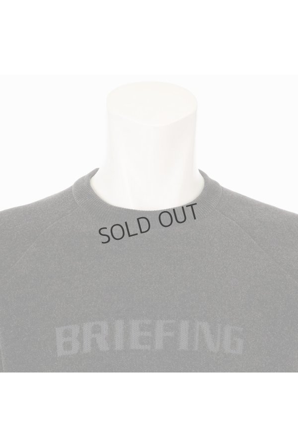 画像3: ブリーフィング ゴルフ BRIEFING MEN’S MOLE YARN LOGO CREWNECK KNIT{-BEA} (3)