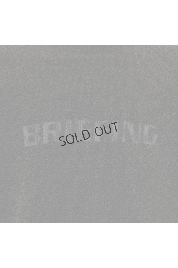 画像4: ブリーフィング ゴルフ BRIEFING MEN’S MOLE YARN LOGO CREWNECK KNIT{-BEA} (4)