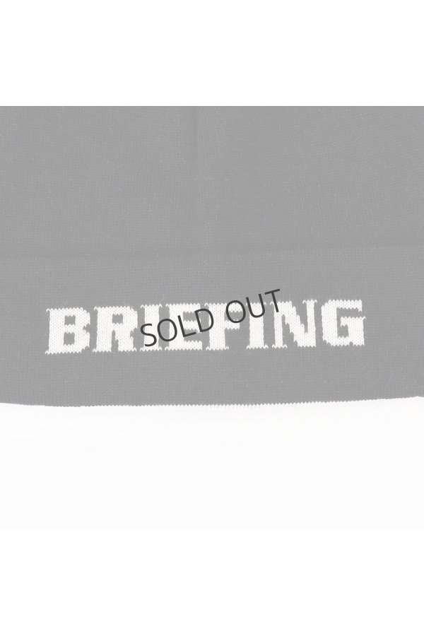 画像2: {SOLD}ブリーフィング ゴルフ BRIEFING WR WOOL LOGO BEANIE{-BEA} (2)